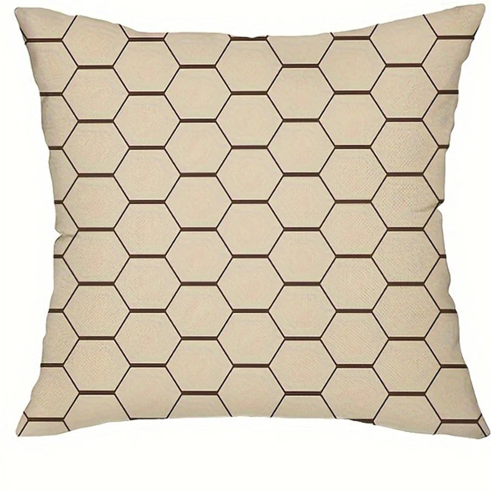 Fashionable Geometric Cushion Cover - Living Room Essential