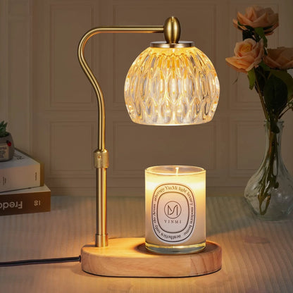 Aromatherapy Wax Melting Lamp - Liftable Glass Design